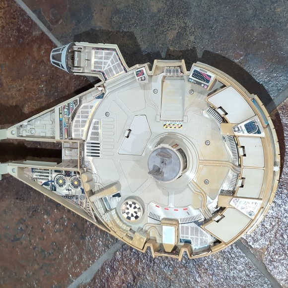 VTG Millenium Falcon Star Wars  Galoob 1995 Micro Machine Not Complete - Picture 3 of 11